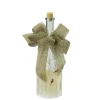 Candles & Holders*Northlight 10" Led Flameless Pillar Candle In A Clear Glass Bottle Lantern With Bird Accents