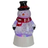 Snow Globes*Northlight 7.5" Led Lighted Color Changing Snowman Christmas Snow Globe