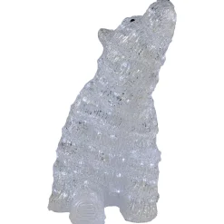 Outdoor Decorations*Northlight 18.5" Led Lighted Commercial Grade Acrylic Polar Bear Outdoor Christmas Decoration