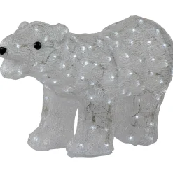 Outdoor Decorations*Northlight 28" Led Lighted Commercial Grade Acrylic Polar Bear Outdoor Christmas Decoration