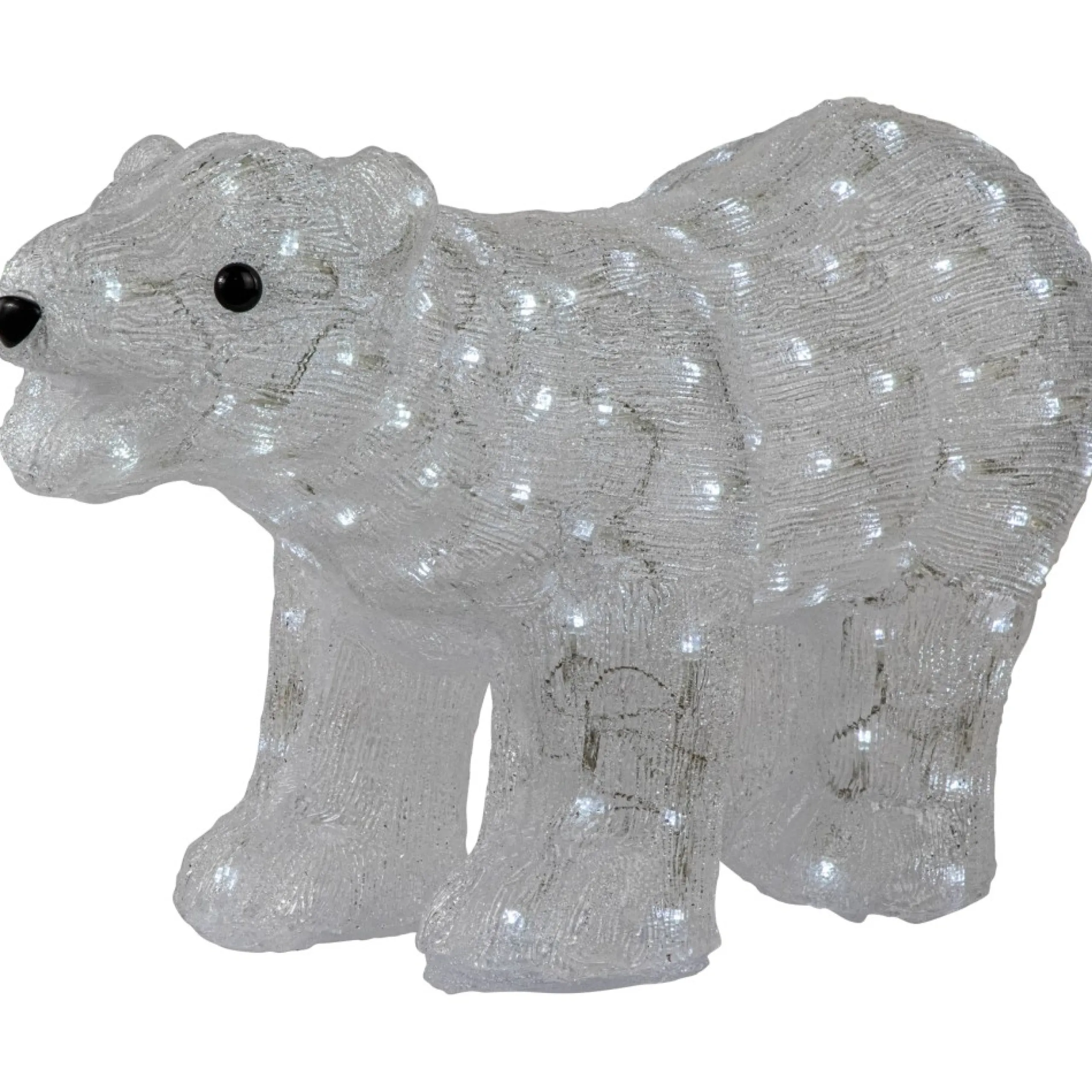 Outdoor Decorations*Northlight 28" Led Lighted Commercial Grade Acrylic Polar Bear Outdoor Christmas Decoration