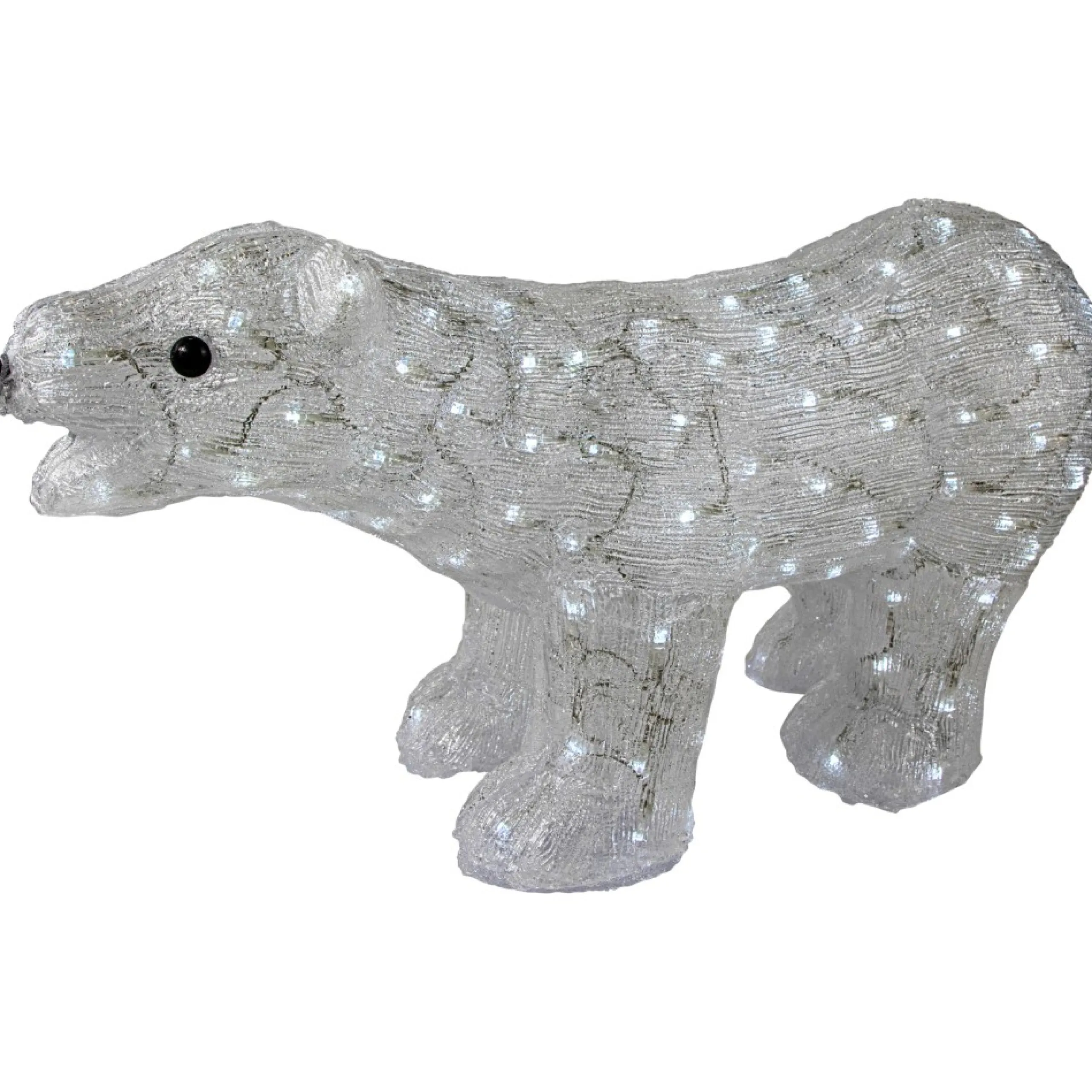 Outdoor Decorations*Northlight 28" Led Lighted Commercial Grade Acrylic Polar Bear Outdoor Christmas Decoration