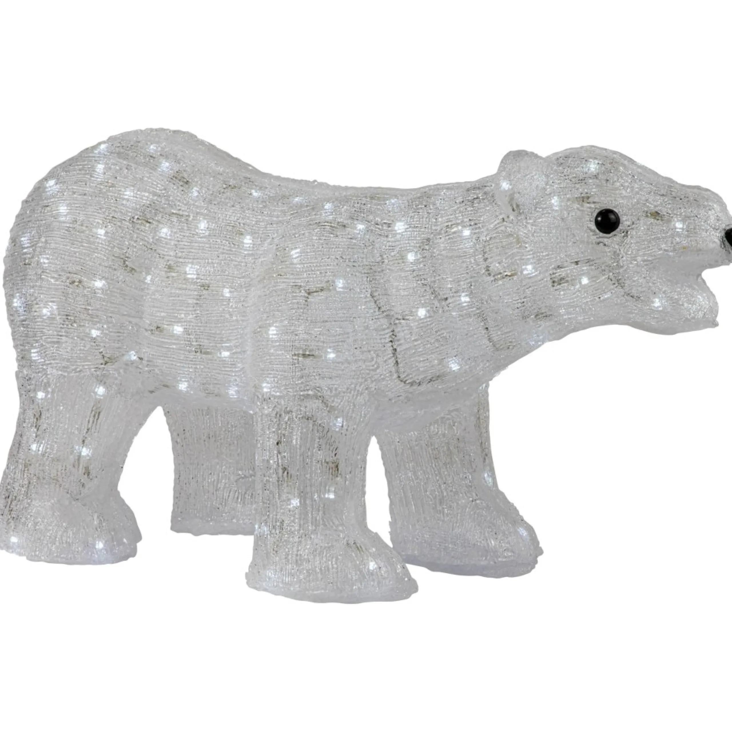 Outdoor Decorations*Northlight 28" Led Lighted Commercial Grade Acrylic Polar Bear Outdoor Christmas Decoration