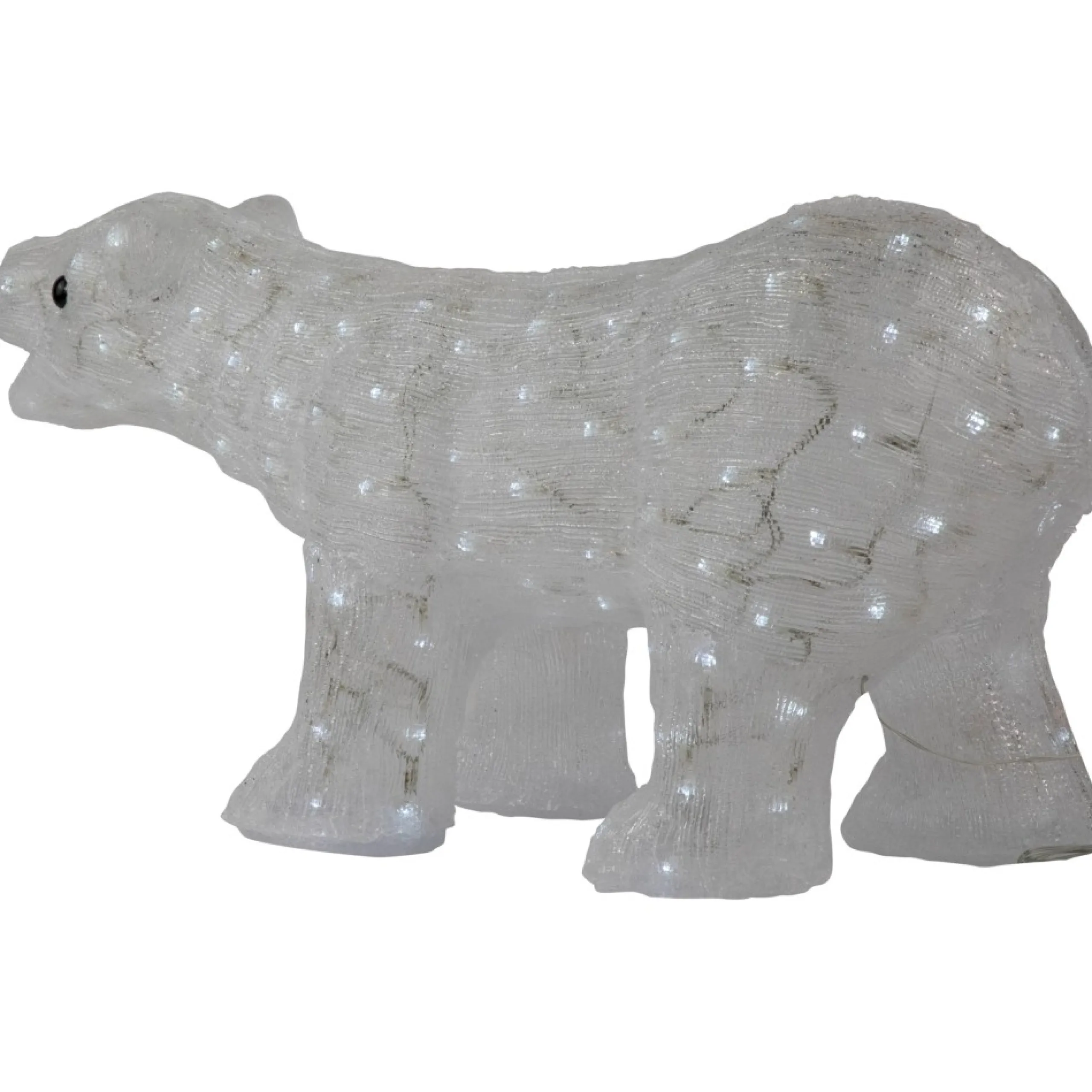 Outdoor Decorations*Northlight 28" Led Lighted Commercial Grade Acrylic Polar Bear Outdoor Christmas Decoration