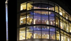 Hofert 36" Led Lighted Dripping Icicle Tube Christmas Decoration, Blue Lights