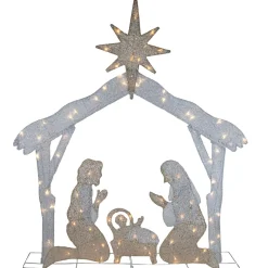 Nativities*Northlight 44" Led Lighted Holy Family Nativity Scene Outdoor Christmas Decoration