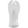 Nativities*Northlight 9" Led Lighted Icy Crystal Angel And Nativity Scene Christmas Figurine