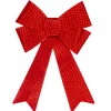 Bows*Northlight 17.5" Led Lighted Red Sequin Bow Christmas Decoration