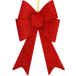 Bows*Northlight 26" Led Lighted Red Tinsel Bow Christmas Decoration