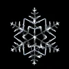 Window Decorations*Northlight 18" Led Lighted Snowflake Christmas Window Silhouette Decoration