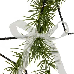 Northlight 11" Led Lighted Star With Rosemary Sprig Christmas Decoration, Warm White Lights