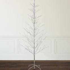 Northlight Twig Trees>6' Led Lighted White Birch Christmas Twig Tree - Pure White Lights