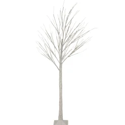 Northlight Twig Trees>6' Led Lighted White Christmas Twig Tree - Warm White Lights