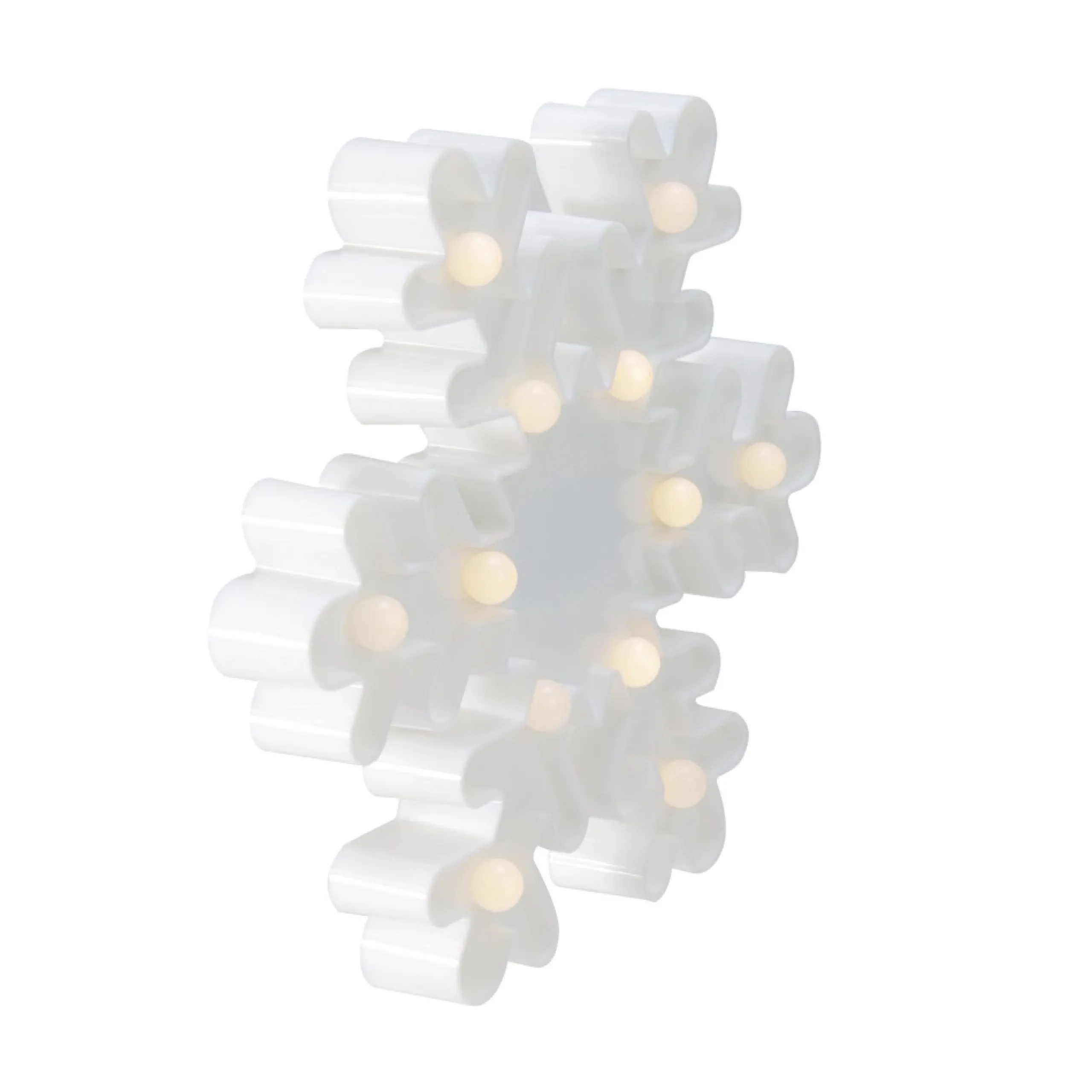 Wall & Door Decorations*Northlight 9.5" Led Lighted White Snowflake Christmas Marquee Sign