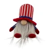 Northlight 6.75" Lighted Americana Boy 4Th Of July Patriotic Gnome