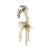 Outdoor Decorations*Northlight 46.5" Lighted Brown And Ivory Reindeer Outdoor Christmas Decoration