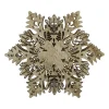 Snowflake Tree Toppers*Northlight 8.5" Lighted Brown Wooden Snowflake Christmas Tree Topper - Clear Lights