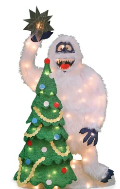 Outdoor Decorations*Northlight 32" Lighted Bumble Topping The Tree Christmas Outdoor Yard Decoration