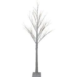 Northlight Twig Trees>6' Lighted Christmas White Birch Twig Tree Outdoor Decoration - Warm White Led Lights