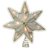 Star Tree Toppers*Kurt Adler 9.25'' Lighted Gold Star Loop Christmas Tree Topper - Clear Lights