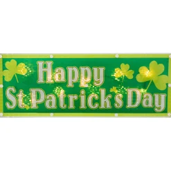 Northlight 17" Lighted Holographic Happy St.Patrick's Day Window Silhouette Decoration