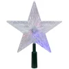 Star Tree Toppers*Kurt Adler 8.5" Lighted Led Color Changing Star Christmas Tree Topper - Multi Lights