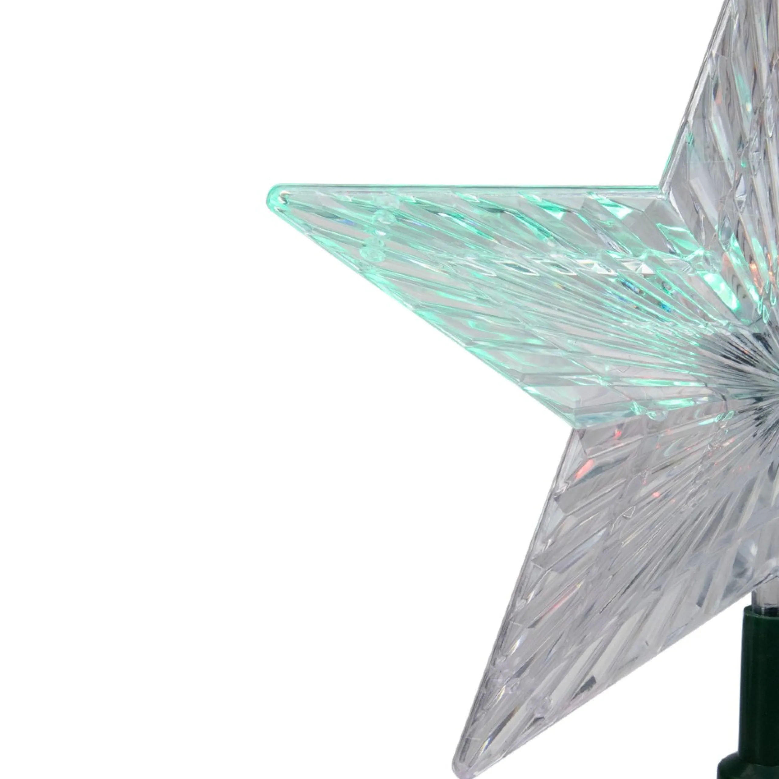 Star Tree Toppers*Kurt Adler 8.5" Lighted Led Color Changing Star Christmas Tree Topper - Multi Lights