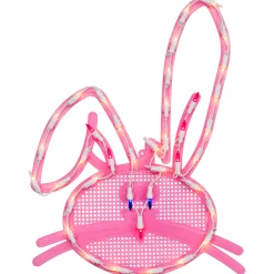Northlight 17" Lighted Pink Bunny Head Easter Window Silhouette Decoration