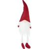 Gnomes*Northlight 20" Lighted Red And White Sitting Gnome Tabletop Christmas Decoration
