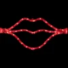 Northlight 17.5" Lighted Red Lips Valentine's Day Window Silhouette Decoration