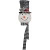 Lighted Tree Toppers*Northlight 25" Lighted Snowman With Black Frosted Top Hat Christmas Tree Topper