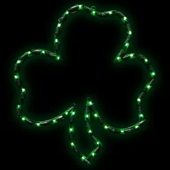 Northlight 17" Lighted St. Patrick's Day Irish Shamrock Window Silhouette