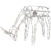 Outdoor Decorations*Northlight 42" Lighted White Feeding Reindeer Animated Outdoor Christmas Decoration
