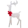 Outdoor Decorations*Northlight 52" Lighted White Mesh Standing Buck Outdoor Christmas Decoration - Clear Lights