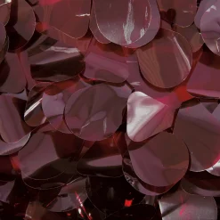 Showdown Displays 15' Maroon Contemporary Floral Sheeting Party Streamers