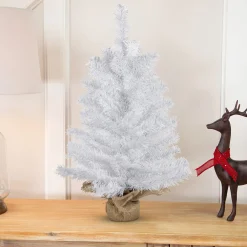 Northlight 2.5 Feet Tall And Smaller>2' Medium Balsam Pine Burlap Base Artificial Christmas Tree - Unlit