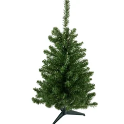 Northlight 3 And 3.5 Feet Tall>3' Medium Canadian Pine Artificial Christmas Tree, Unlit