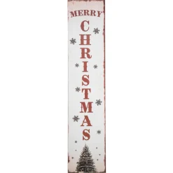 Wall & Door Decorations*Northlight 36" Merry Christmas Tree And Snowflakes Wall Sign