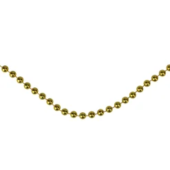 Specialty Garland*Northlight 66' Metallic Gold Beaded Christmas Garland - Unlit