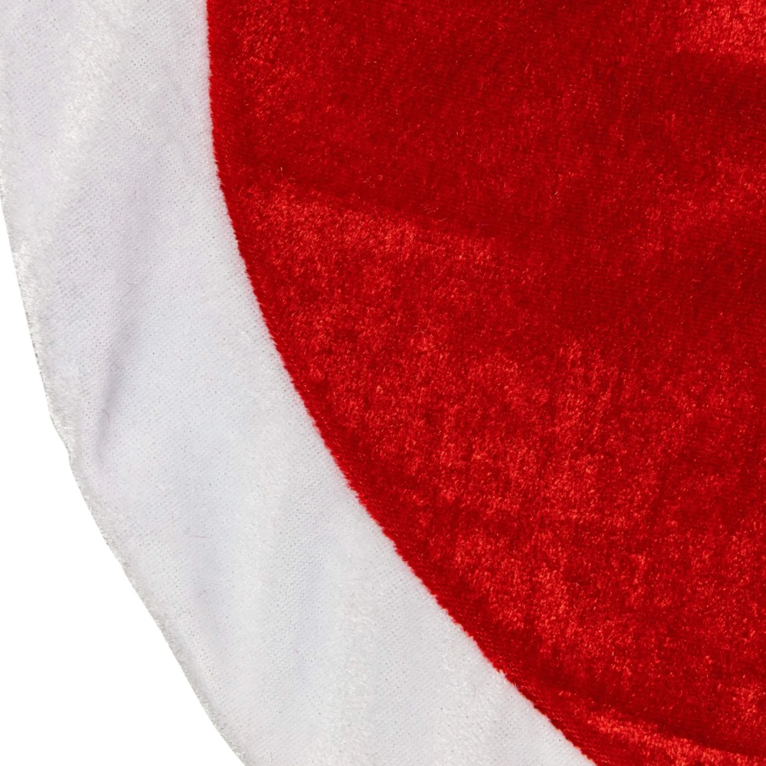 48 Inch And Smaller*Northlight 18" Mini Red And White Christmas Tree Skirt