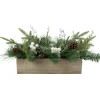 Floral*Northlight 20" Mixed Pine With Pine Cones And Berries Christmas Floral Arrangement