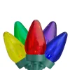 Northlight 50 Multi-Color Led C7 Mini Christmas Lights, 20.25 Ft Green Wire
