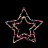 Window Decorations*Northlight 16" Multi-Color Lighted Star Christmas Window Silhouette Decoration