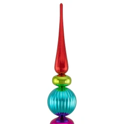 Commercial*Northlight 54" Multi-Color Topiary Finial Tower Commercial Christmas Decoration