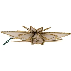 Star Tree Toppers*Kurt Adler 10" Multi-Point Star Of Bethlehem Glass Gem Christmas Tree Topper, Clear Lights