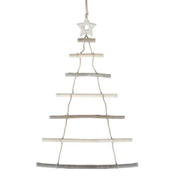 Wall & Door Decorations*Northlight 31" Natural Wood Twig Tree With Star Hanging Christmas Decoration