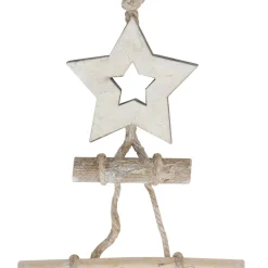 Wall & Door Decorations*Northlight 31" Natural Wood Twig Tree With Star Hanging Christmas Decoration