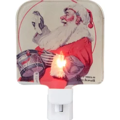 Northlight 6" Norman Rockwell 'A Drum For Tommy' Glass Christmas Night Light