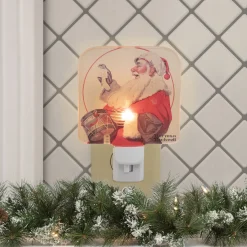 Northlight 6" Norman Rockwell 'A Drum For Tommy' Glass Christmas Night Light