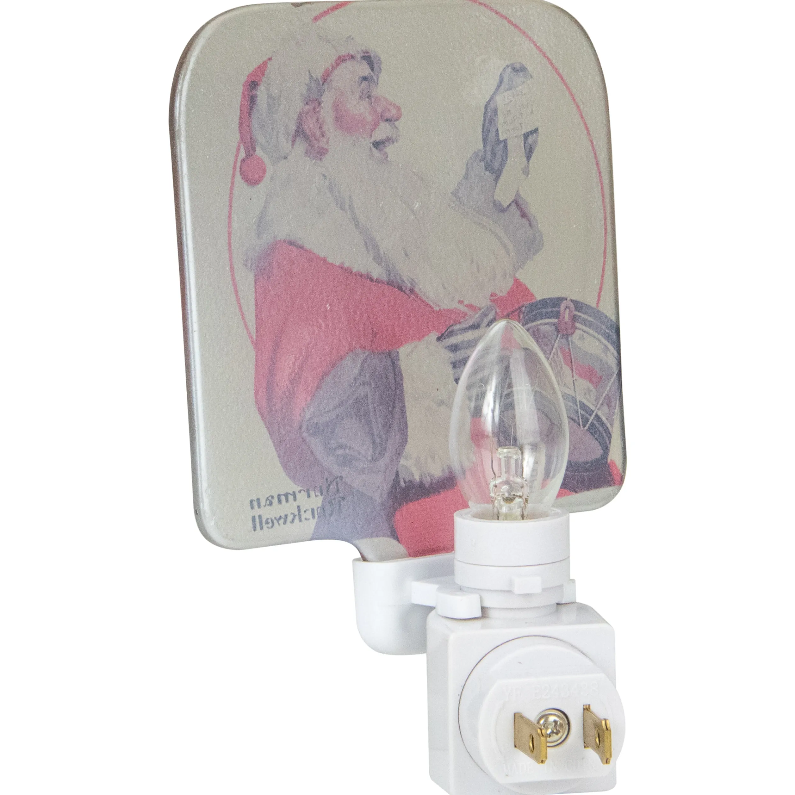 Northlight 6" Norman Rockwell 'A Drum For Tommy' Glass Christmas Night Light